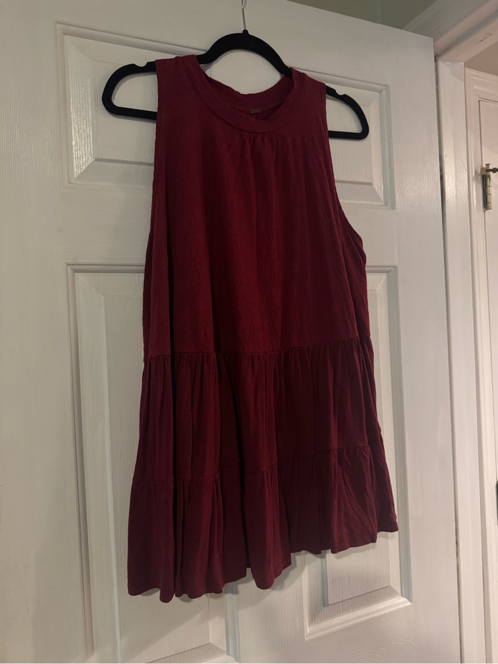 Free People Sleeveless Tiered Swing Tank